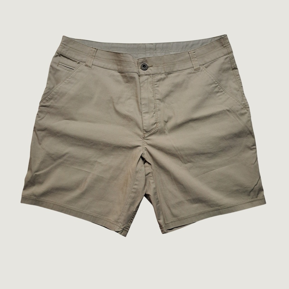 KUHL Renegade Shorts Mens 36 Khaki Excellent Technical Stretch Hiking Cargo